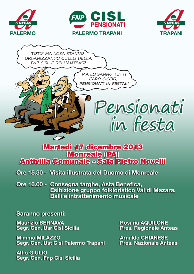 Pensionati in festa